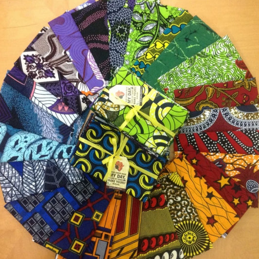 Mystery Bundles of 5 Ankara Half-Yards In ColourWays