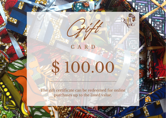 Quilt Africa Fabrics Gift Card