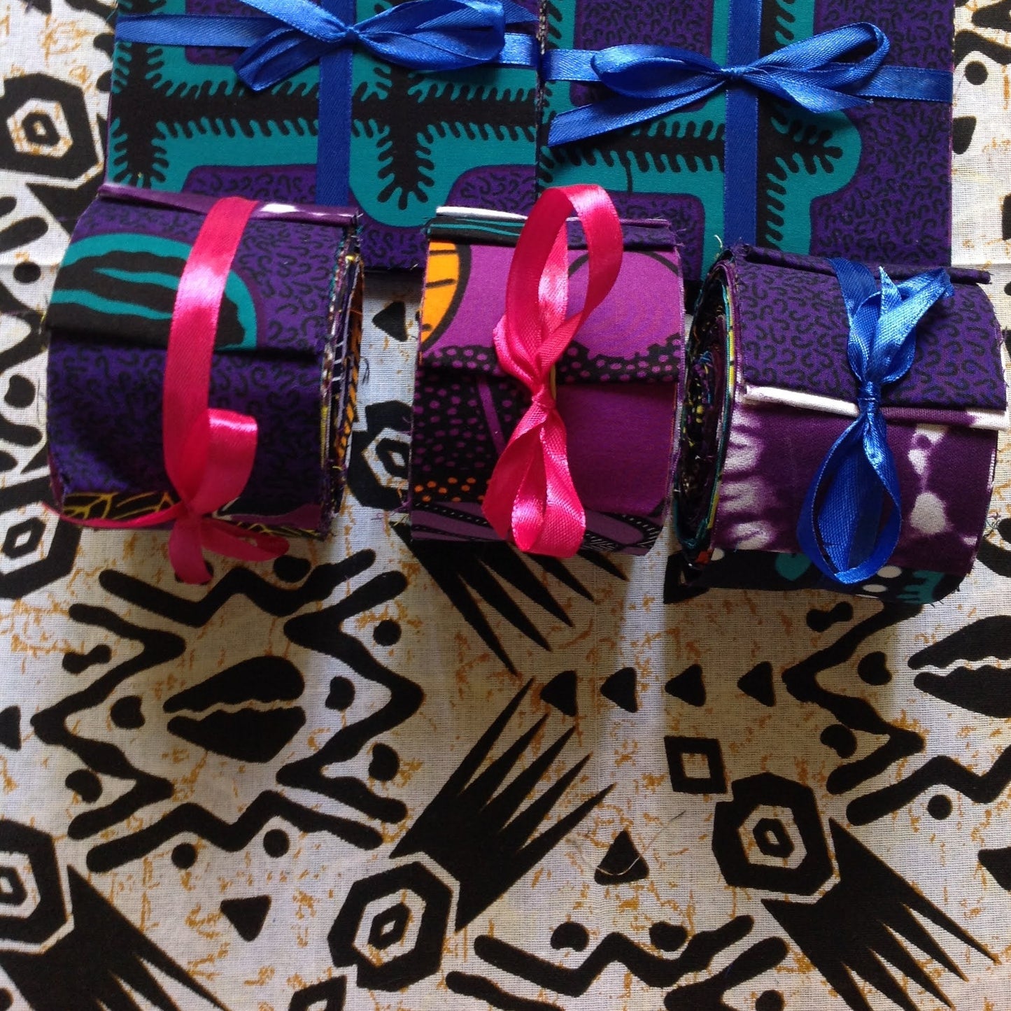 Mystery PURPLE 2.5" Ankara Strips