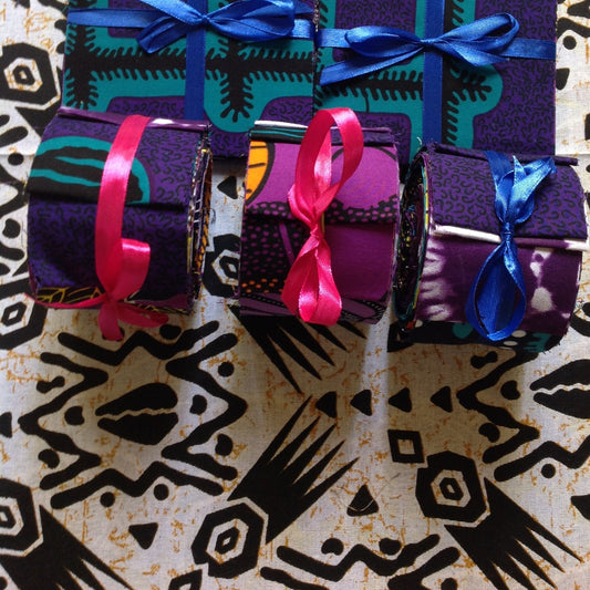 Mystery PURPLE 2.5" Ankara Strips